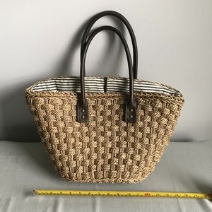 Talbots Straw Bag